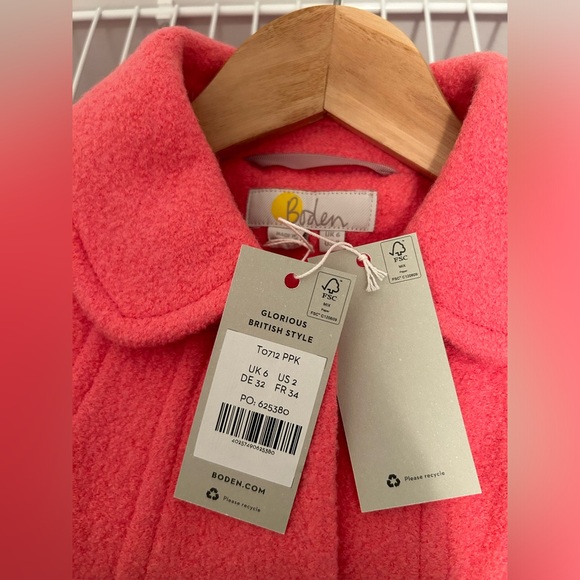 NWT Boden Hatfield Seam Jacket (size 2) - Picture 4 of 5